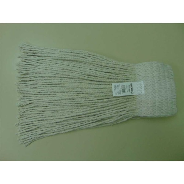Renown 20 oz. 4 Ply, 5 in. Headband Natural Cotton Cut End Mop Head, 6PK CM-21020HP - main